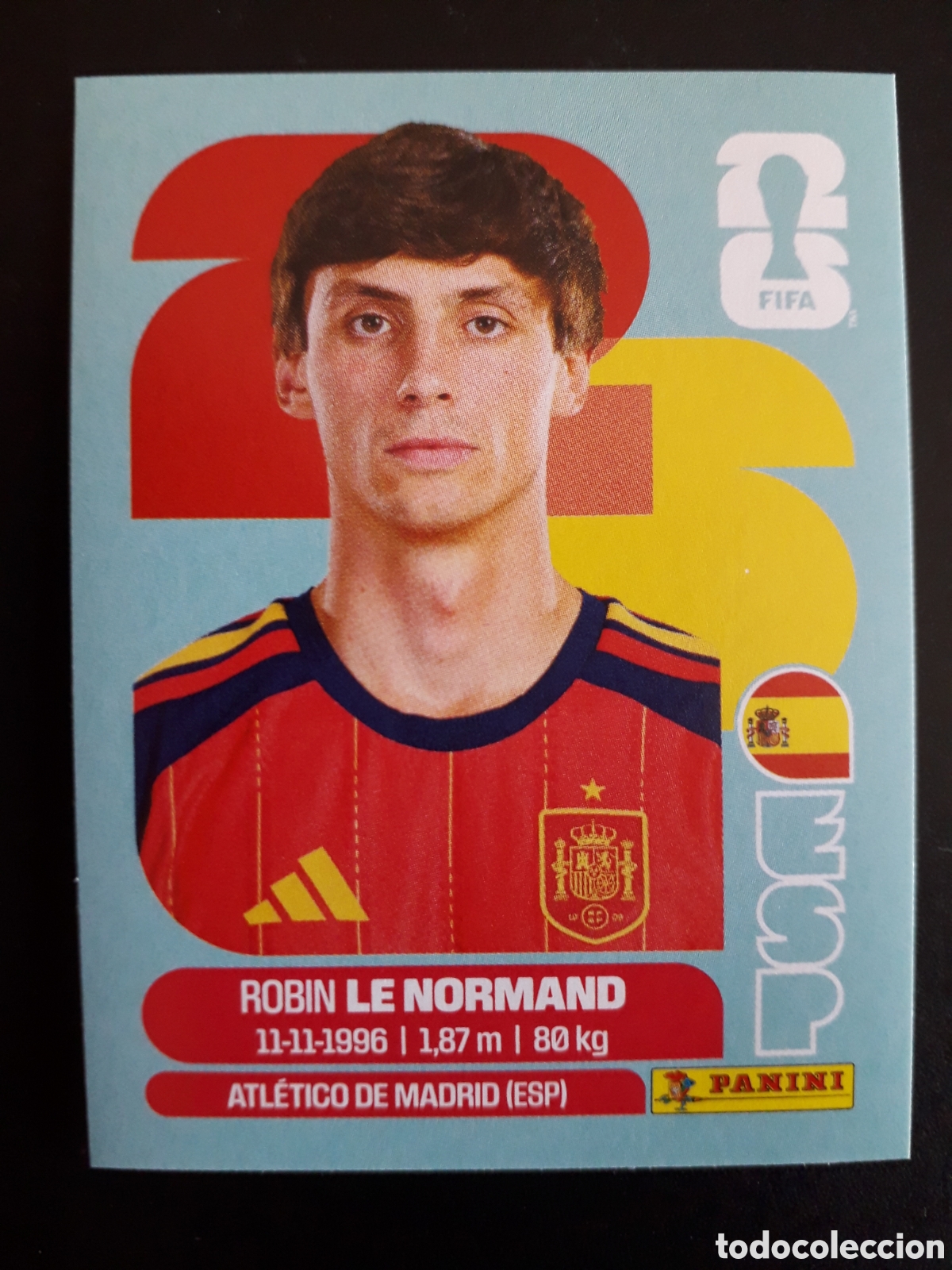 Cromos de Futebol: LE NORMAND ESPA&Ntilde;A ESP 3 MUNDIAL F&Uacute;TBOL 2026 FIFA WORLD CUP PANINI SIN PEGAR PEDIDO M&Iacute;NIMO 3&euro;.