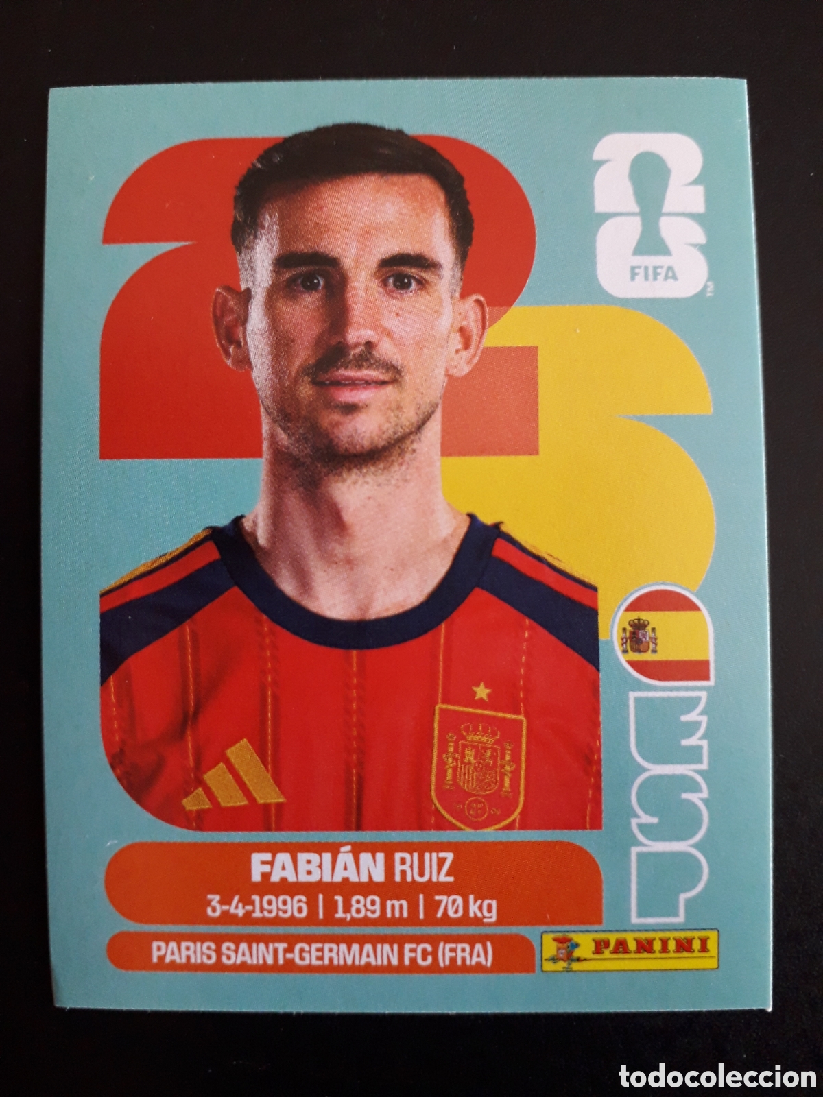 Cromos de F&uacute;tbol: FABI&Aacute;N ESPA&Ntilde;A ESP 12 MUNDIAL F&Uacute;TBOL 2026 FIFA WORLD CUP PANINI SIN PEGAR PEDIDO M&Iacute;NIMO 3&euro;