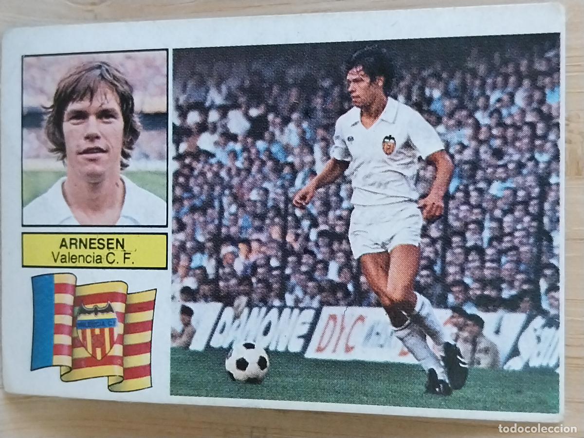 Fu&szlig;ball-Sticker: ARNESEN * VALENCIA LIGA 1982 82 83 ED ESTE CROMO SIN PEGAR NUNCA ORIGINAL
