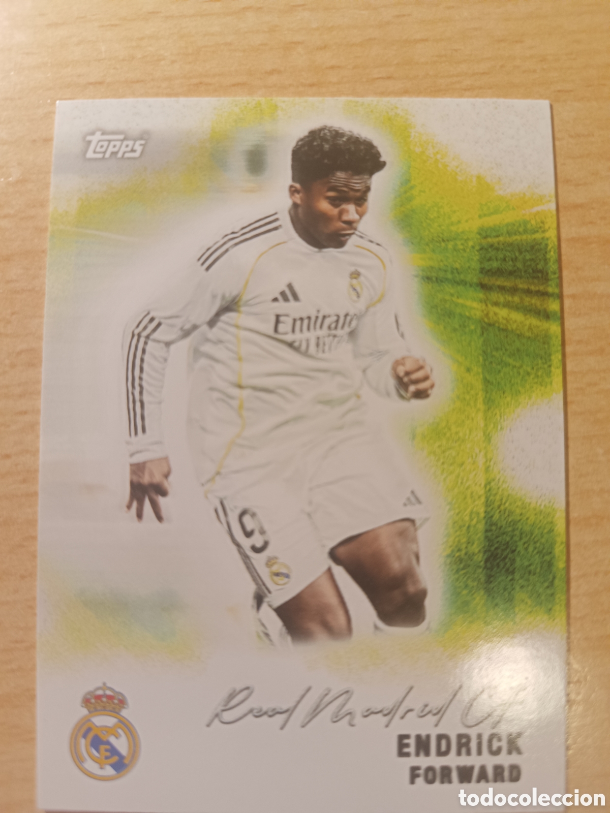 Figurine di Calcio: 31 ENDRICK PITCH PURSUITS TEAM SET REAL MADRID 2025 2026 TOPPS 25 26