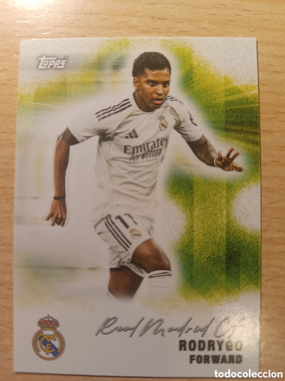 Figurine di Calcio: 29 RODRYGO PITCH PURSUITS TEAM SET REAL MADRID 2025 2026 TOPPS 25 26