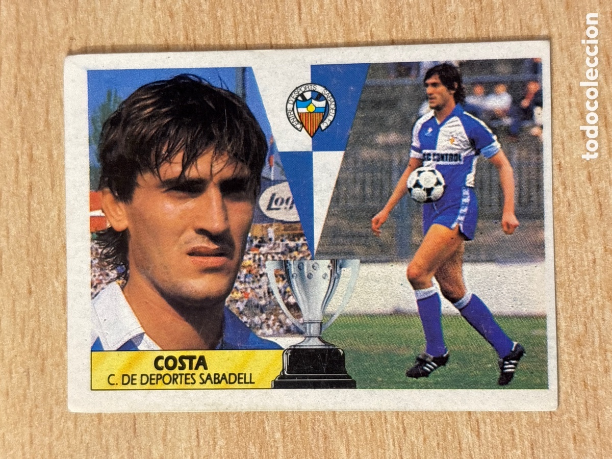 Figurine di Calcio: Costa baja CD Sabadell Ediciones Este 87 88 sin pegar
