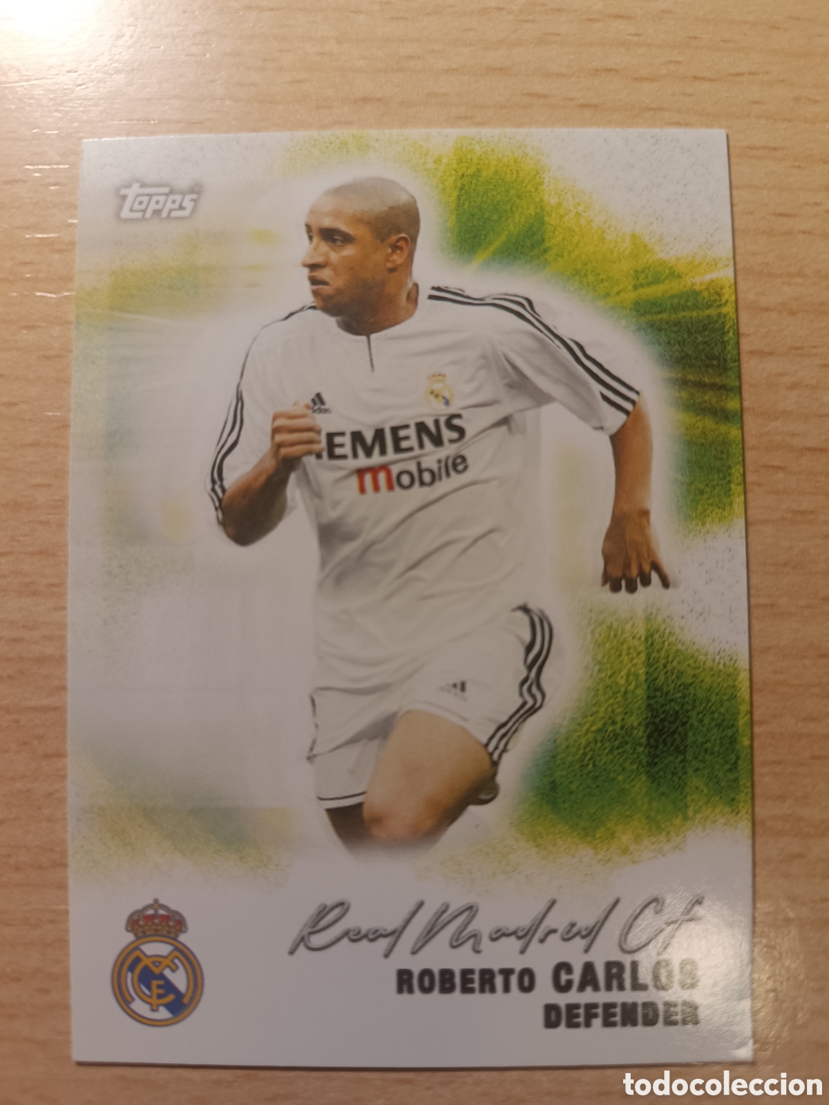 Figurine di Calcio: 35 ROBERTO CARLOS PITCH PURSUITS TEAM SET REAL MADRID 2025 2026 TOPPS 25 26