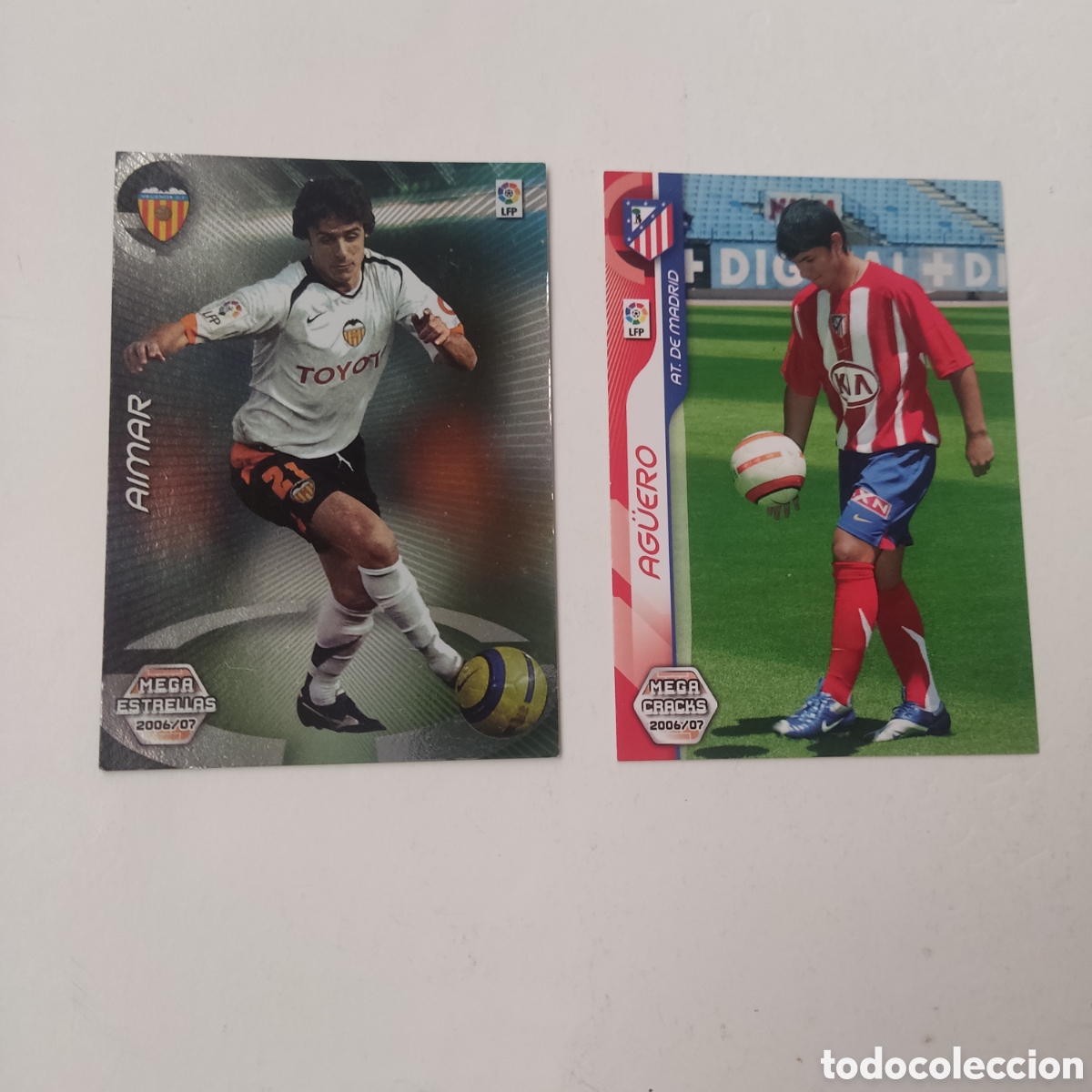 Cromos de F&uacute;tbol: MEGA GRACKS 2006-2007 MGK AGUERO AIMAR.