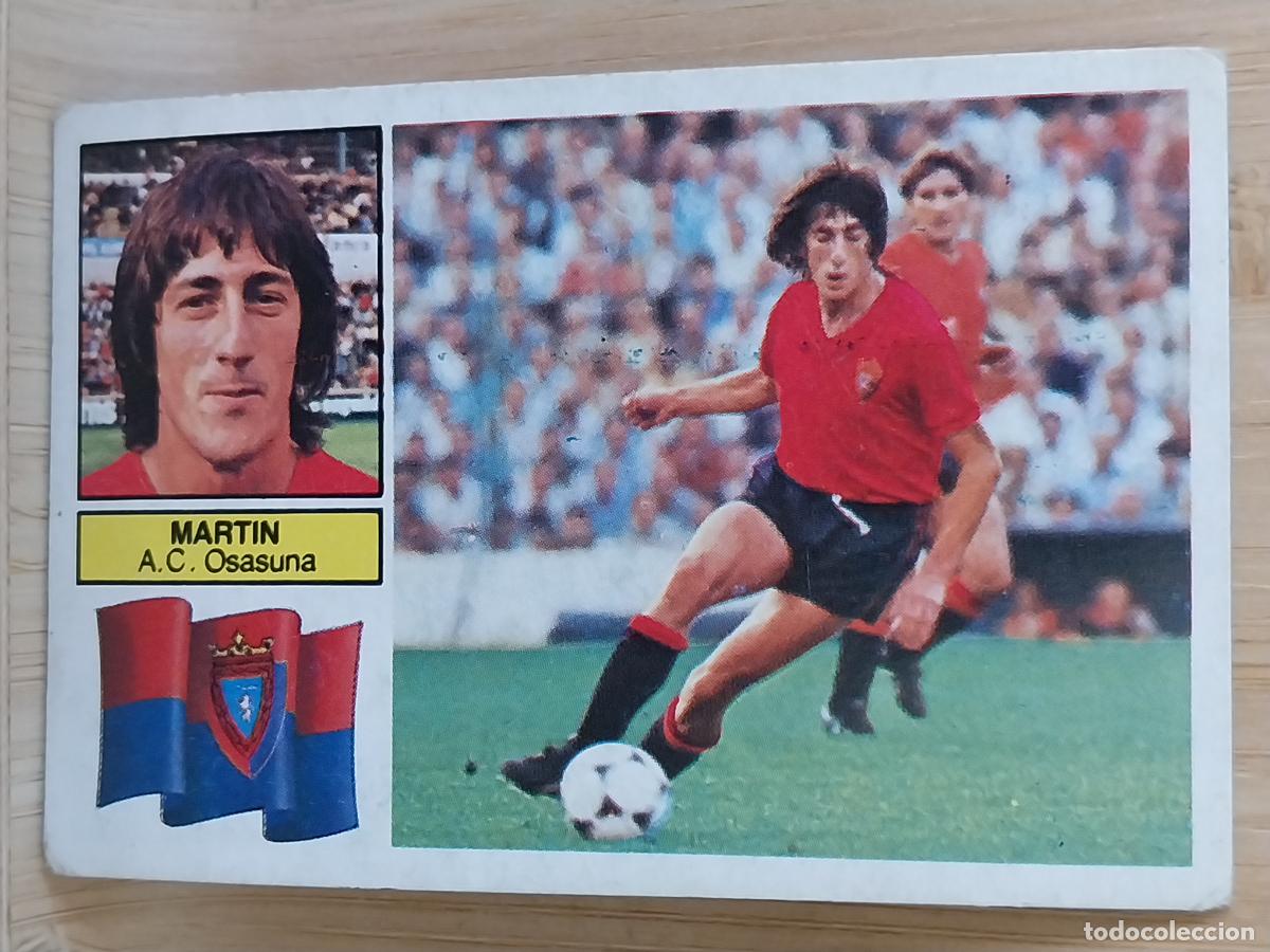 Cromos de F&uacute;tbol: MARTIN OSASUNA LIGA 1982 82 83 ED ESTE CROMO SIN PEGAR NUNCA ORIGINAL