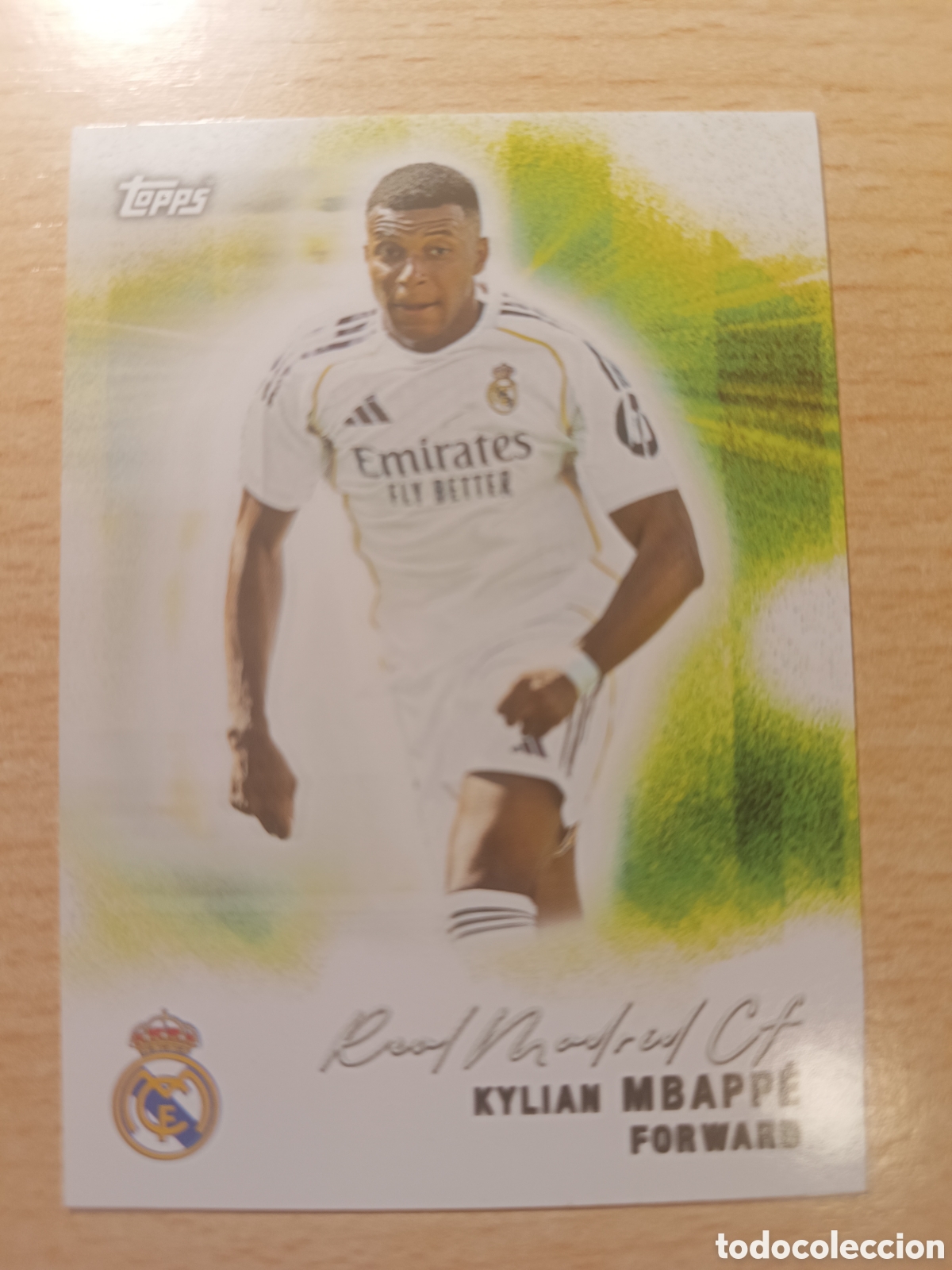 Cromos de F&uacute;tbol: 28 KYLIAN MBAPPE PITCH PURSUITS TEAM SET REAL MADRID 2025 2026 TOPPS 25 26