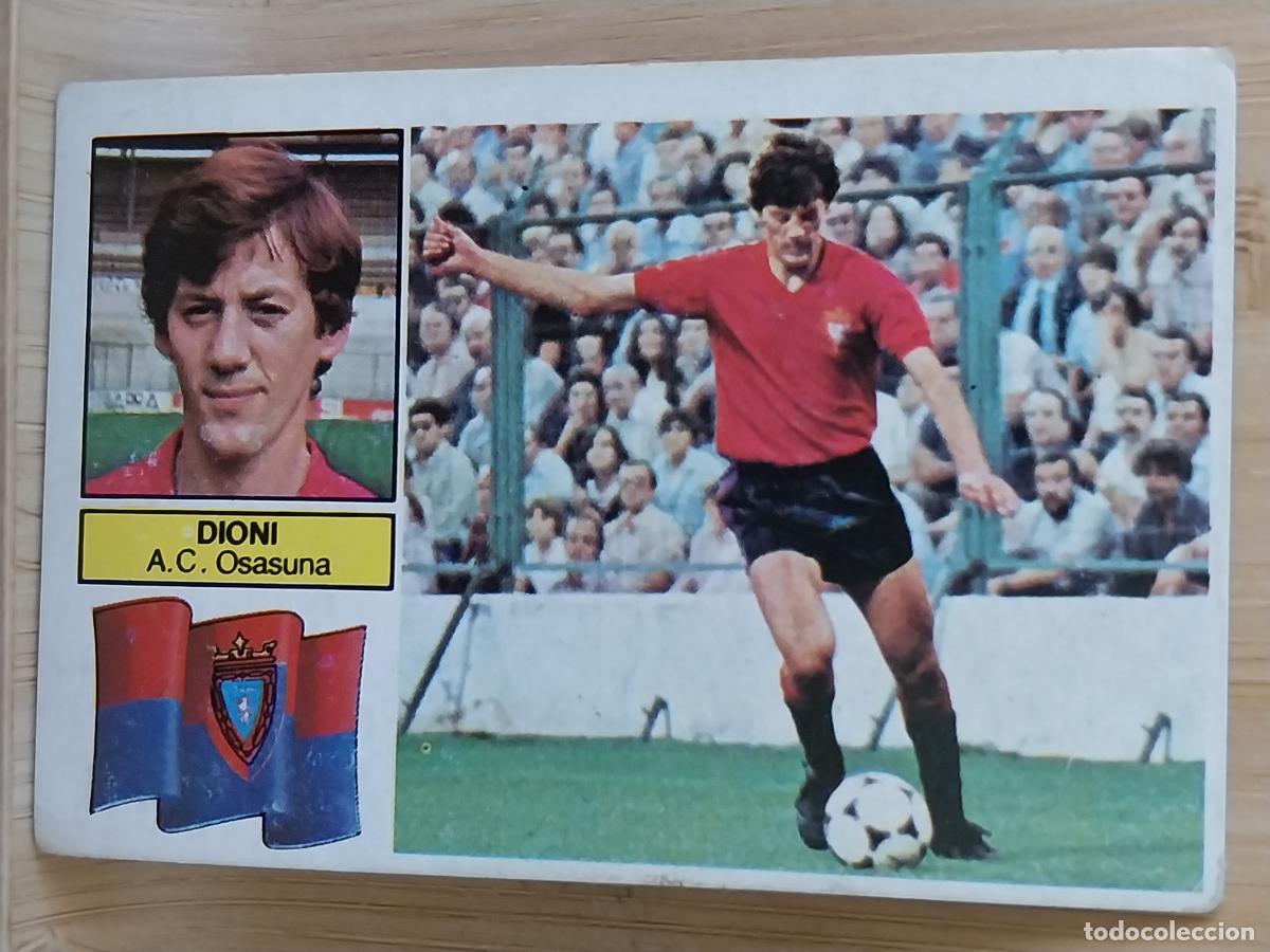 Cromos de F&uacute;tbol: DIONI * OSASUNA LIGA 1982 82 83 ED ESTE CROMO SIN PEGAR NUNCA ORIGINAL