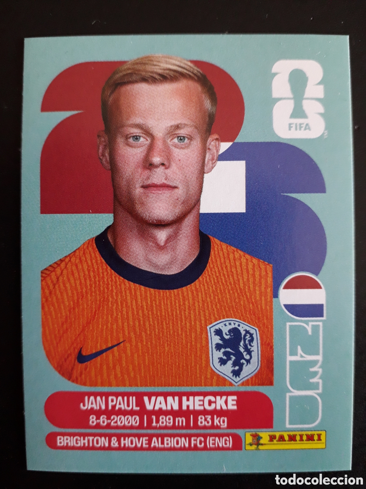 Cromos de F&uacute;tbol: VAN HECKE HOLANDA/PA&Iacute;SES BAJOS NED 9 MUNDIAL F&Uacute;TBOL 2026 FIFA WORLD CUP PANINI PEDIDO M&Iacute;NIMO 3&euro;