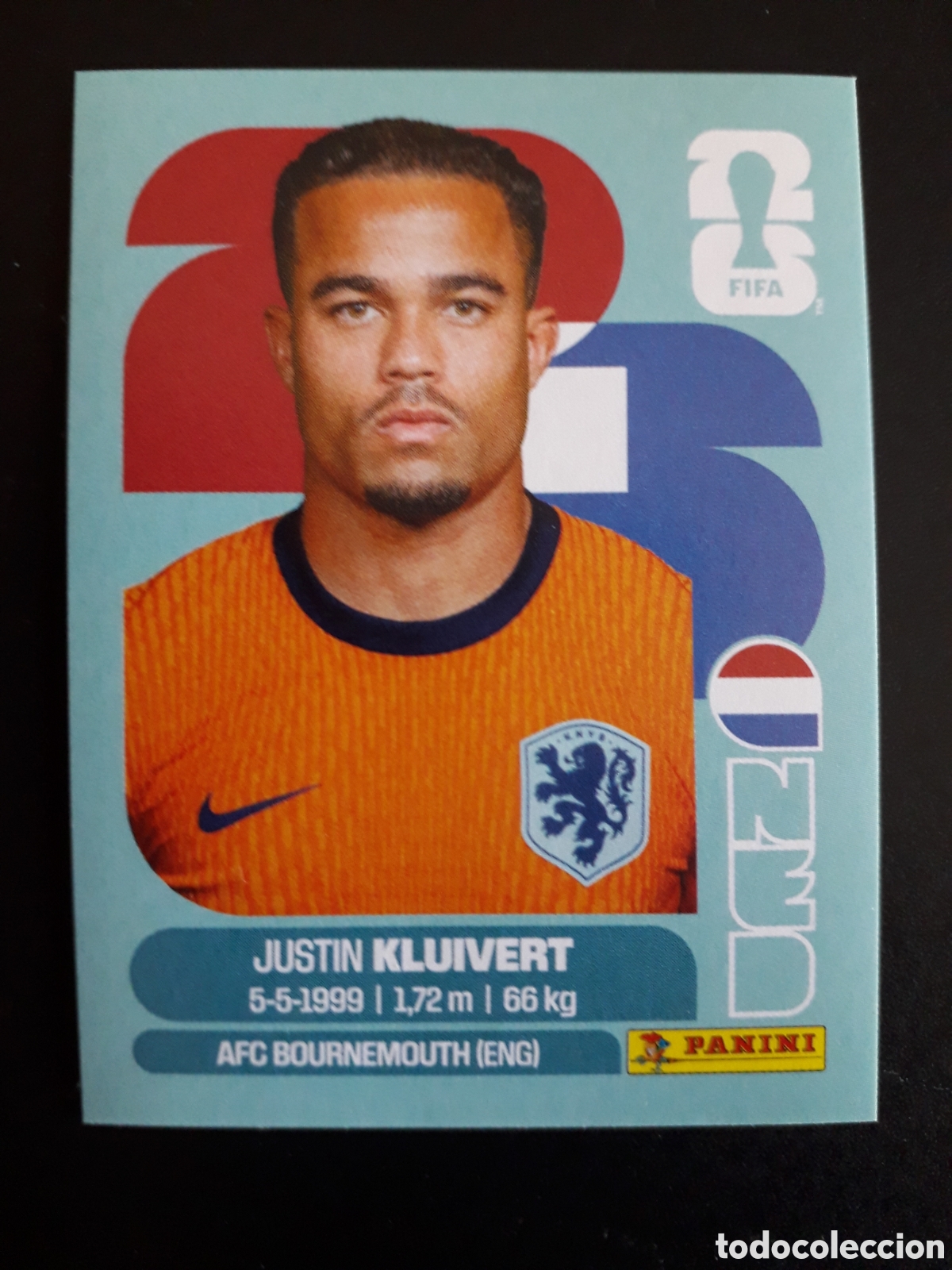 Cromos de F&uacute;tbol: KLUIVERT HOLANDA/PA&Iacute;SES BAJOS NED 16 MUNDIAL F&Uacute;TBOL 2026 FIFA WORLD CUP PANINI PEDIDO M&Iacute;NIMO 3&euro;