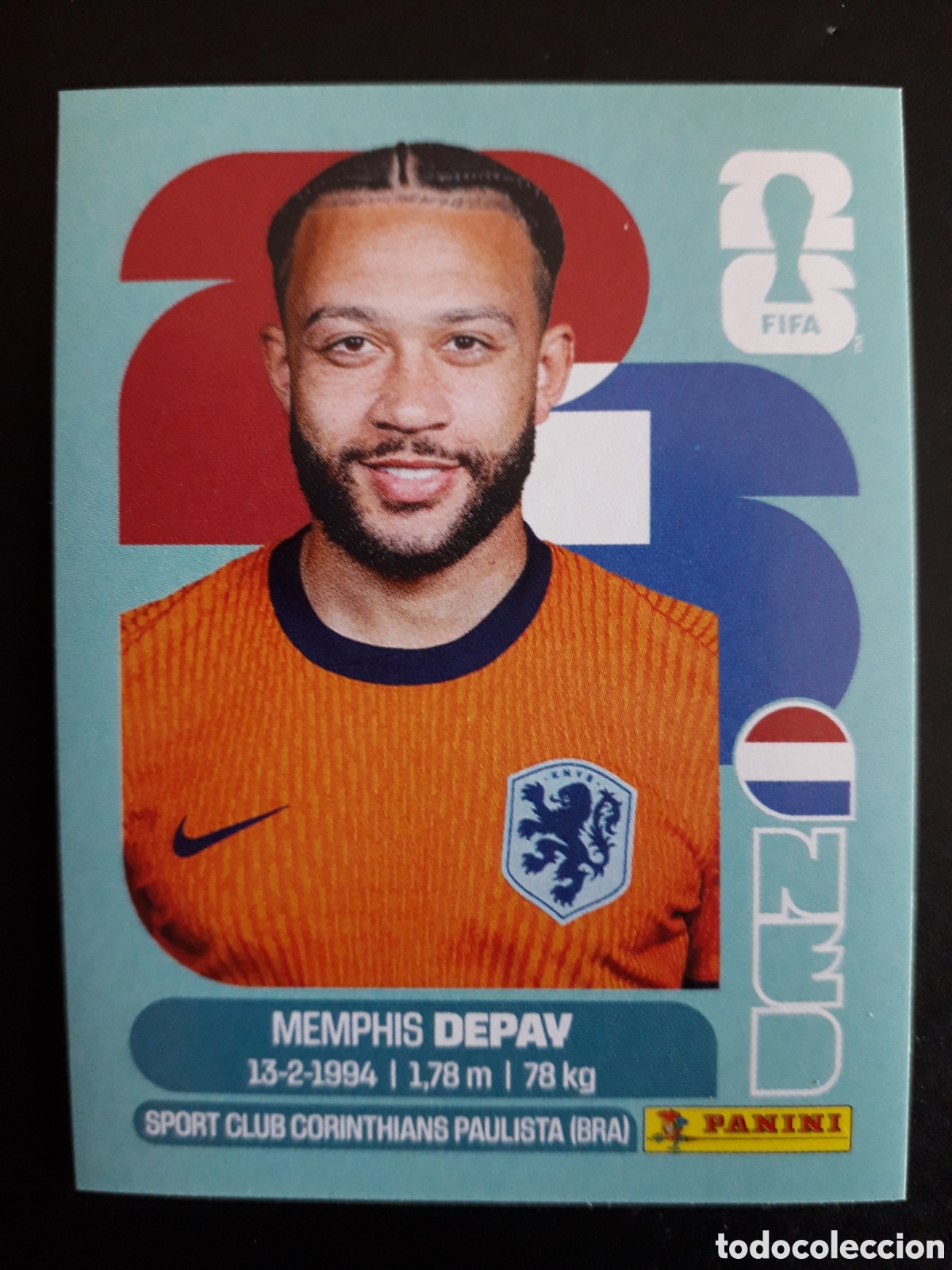 Cromos de F&uacute;tbol: DEPAY HOLANDA/PA&Iacute;SES BAJOS NED 17 MUNDIAL F&Uacute;TBOL 2026 FIFA WORLD CUP PANINI SIN PEG PEDIDO M&Iacute;NIMO 3&euro;