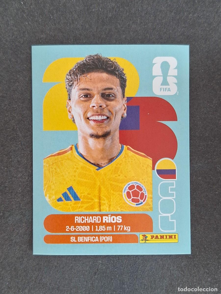 Cromos de F&uacute;tbol: L2 RIOS SELECCION COLOMBIA 12 PANINI MUNDIAL FIFA WORLD CUP 2026 PANINI NUNCA PEGADO