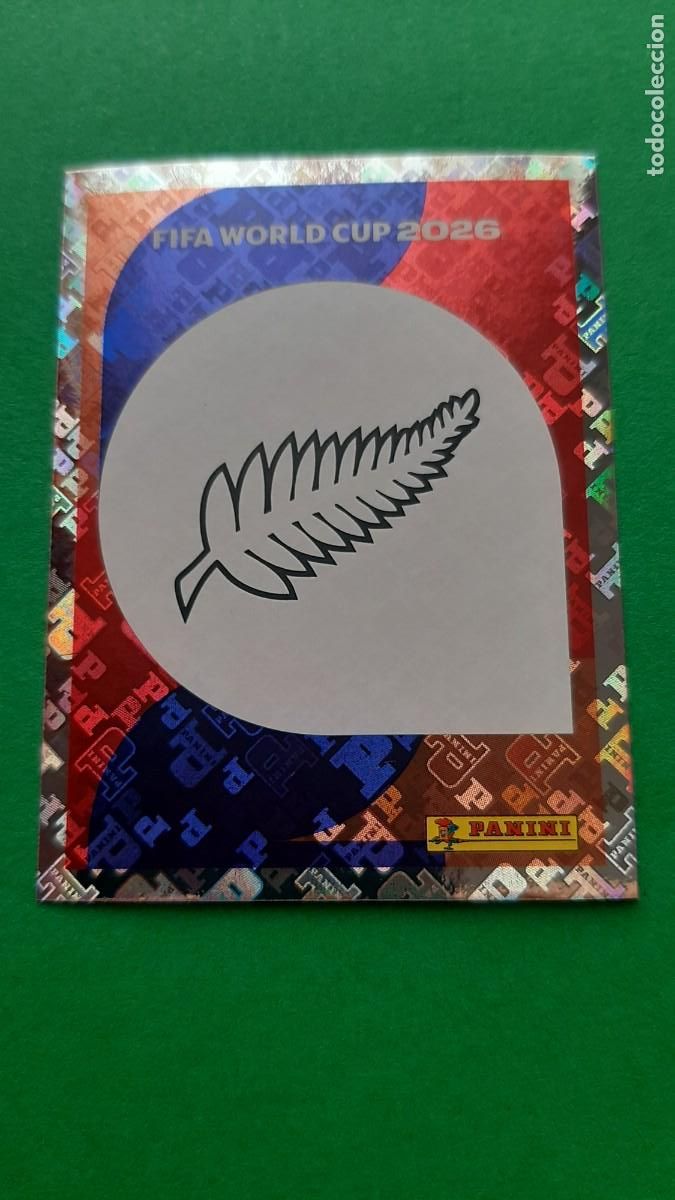 Figurine di Calcio: (NZL 1 NZL1) ESCUDO NUEVA ZELANDA PANINI MUNDIAL 2026 FIFA