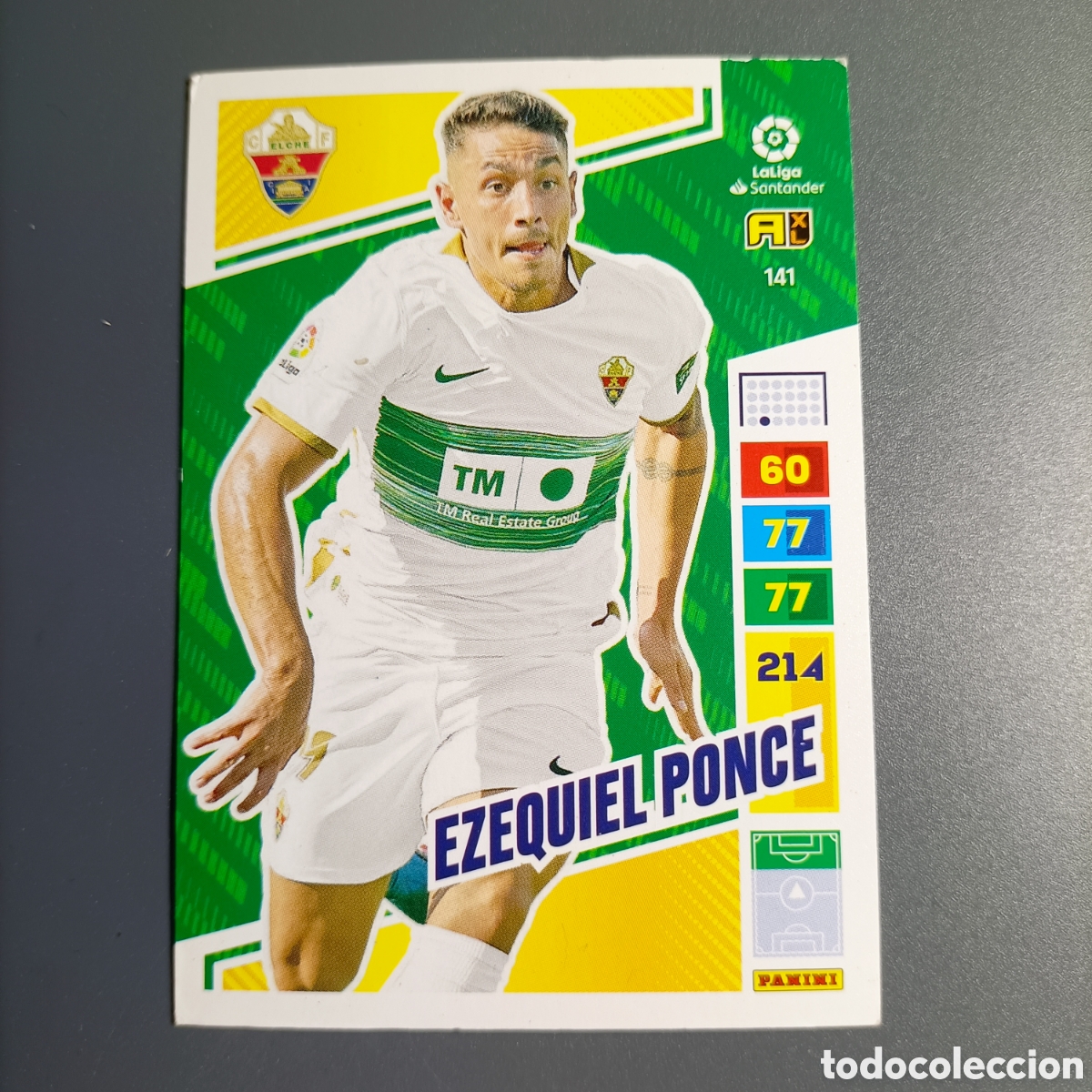 Figurine di Calcio: ADRENALYN. LIGA 2022-2023 (ELCHE) №141 EZEQUIEL PONCE