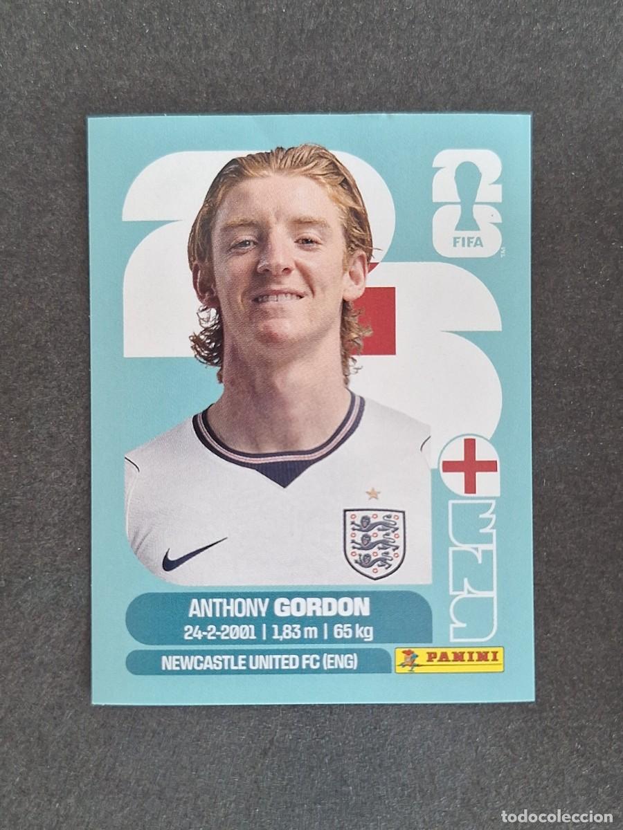 Fu&szlig;ball-Sticker: L2 GORDON SELECCION INGLATERRA 15 PANINI MUNDIAL FIFA WORLD CUP 2026 PANINI NUNCA PEGADO
