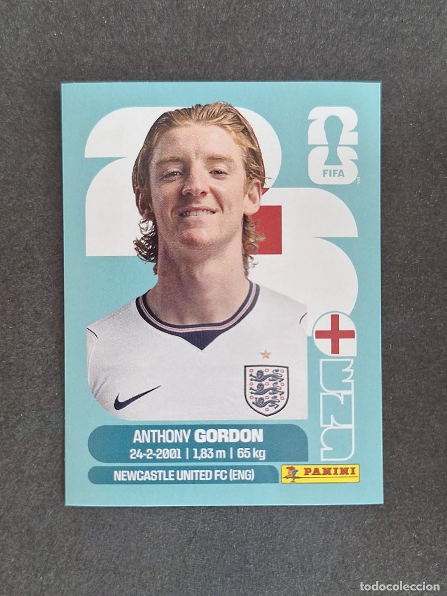 Fu&szlig;ball-Sticker: L2 GORDON SELECCION INGLATERRA 15 PANINI MUNDIAL FIFA WORLD CUP 2026 PANINI NUNCA PEGADO
