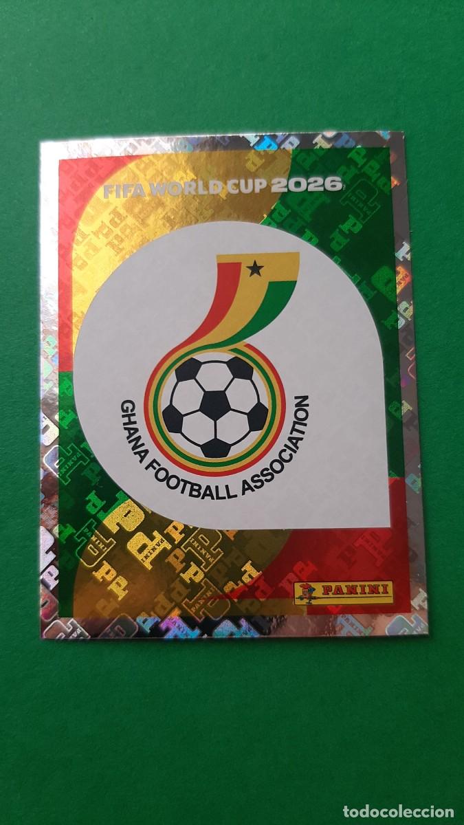 Fu&szlig;ball-Sticker: (GHA 1 GHA1) ESCUDO GHANA PANINI MUNDIAL 2026 FIFA