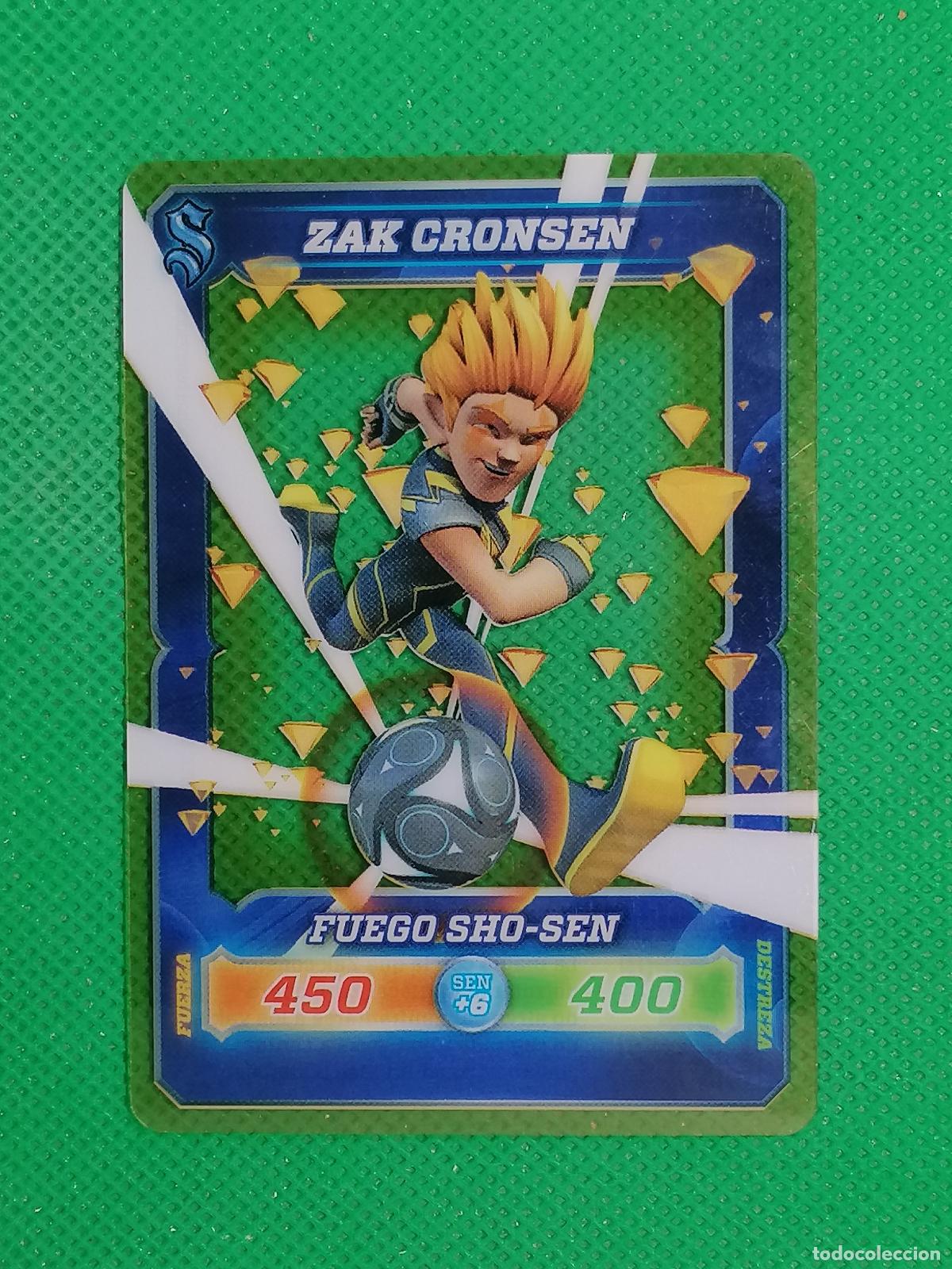 Fu&szlig;ball-Sticker: #019 ZAK CRONSEN ♕ CRYSTAL DESAFIO CHAMPIONS SENDOKAI PANINI 2014