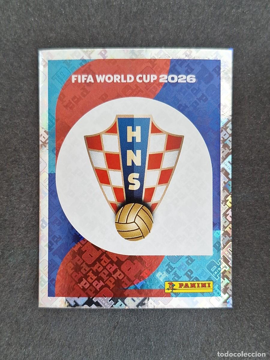 Cromos de Futebol: L2 ESCUDO SELECCION CROACIA 1 PANINI MUNDIAL FIFA WORLD CUP 2026 PANINI NUNCA PEGADO