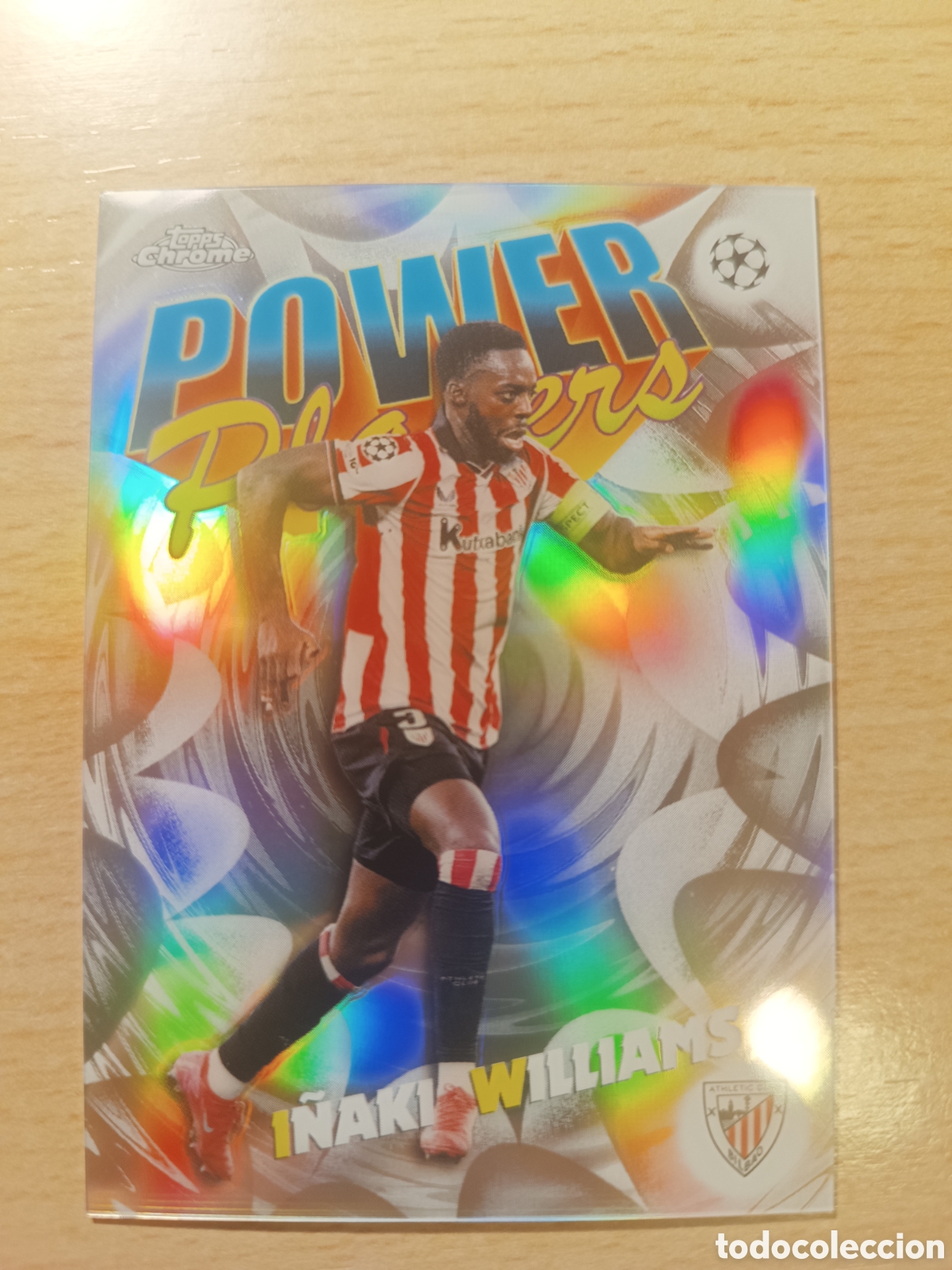 Cromos de Futebol: PP 17 I&Ntilde;AKI WILLIAMS POWER PLAYERS ATHLETIC CLUB DE BILBAO TOPPS CHROME 2025 2026 25 26