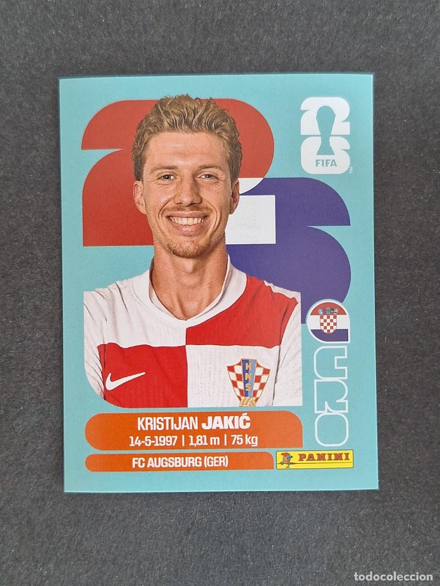 Cromos de F&uacute;tbol: L2 JAKIC SELECCION CROACIA 8 PANINI MUNDIAL FIFA WORLD CUP 2026 PANINI NUNCA PEGADO