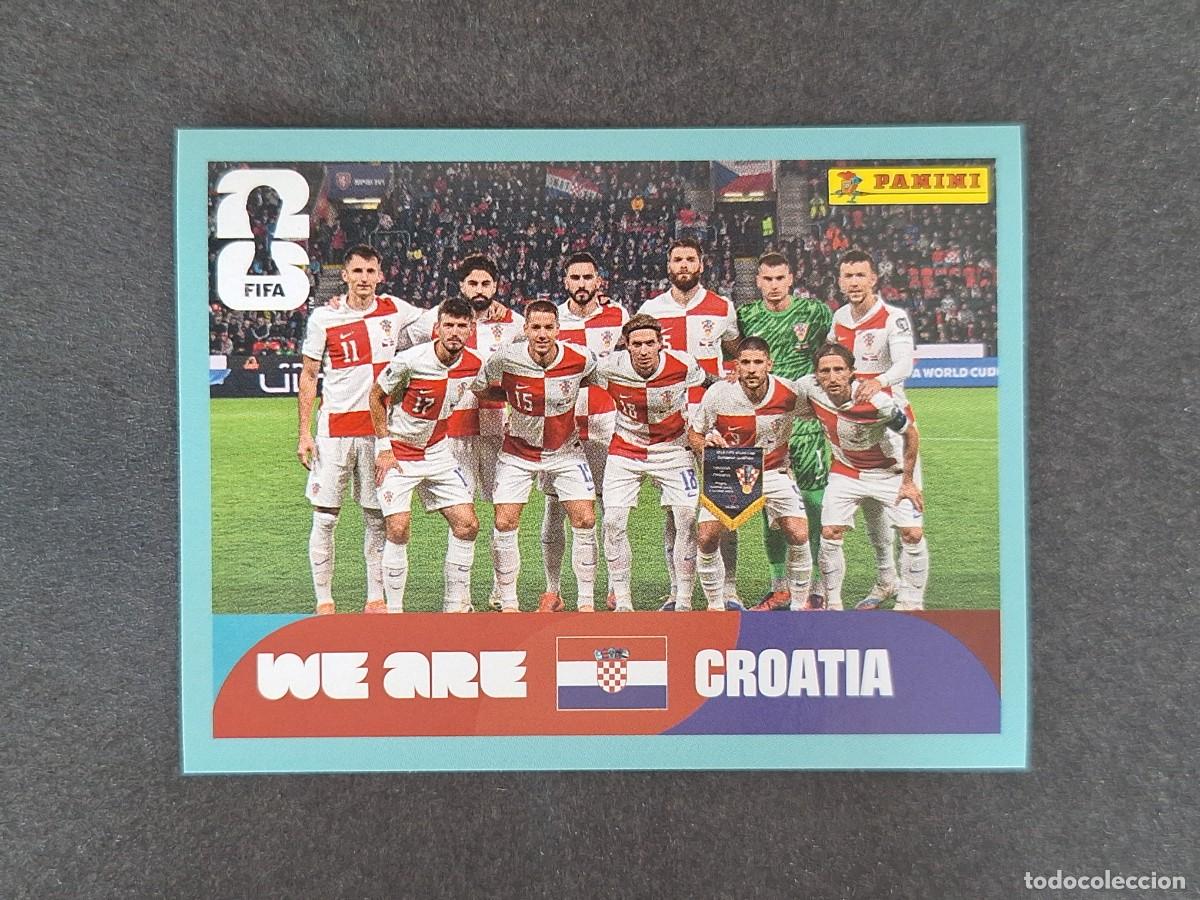 Cromos de F&uacute;tbol: L2 EQUIPO SELECCION CROACIA 13 PANINI MUNDIAL FIFA WORLD CUP 2026 PANINI NUNCA PEGADO