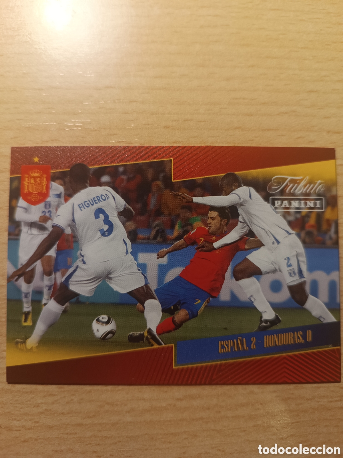 Cromos de F&uacute;tbol: 26 ESPA&Ntilde;A 2-0 HONDURAS DAVID VILLA ESPA&Ntilde;A TRIBUTO 2010 PANINI 26