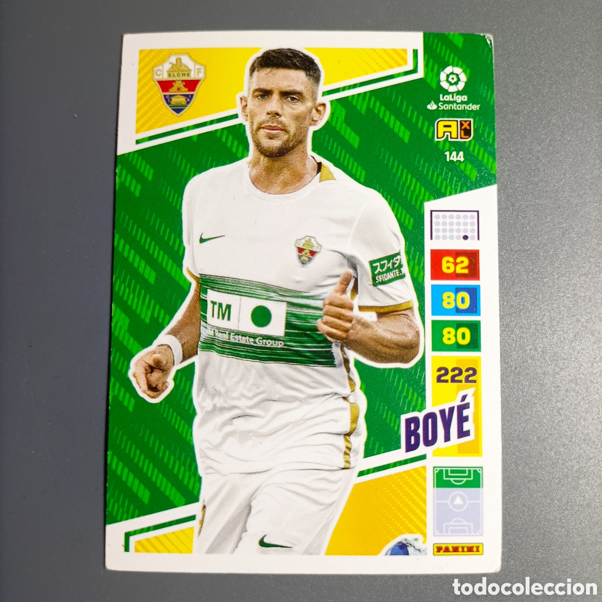 Cromos de Futebol: ADRENALYN. LIGA 2022-2023 (ELCHE) №144 BOYE