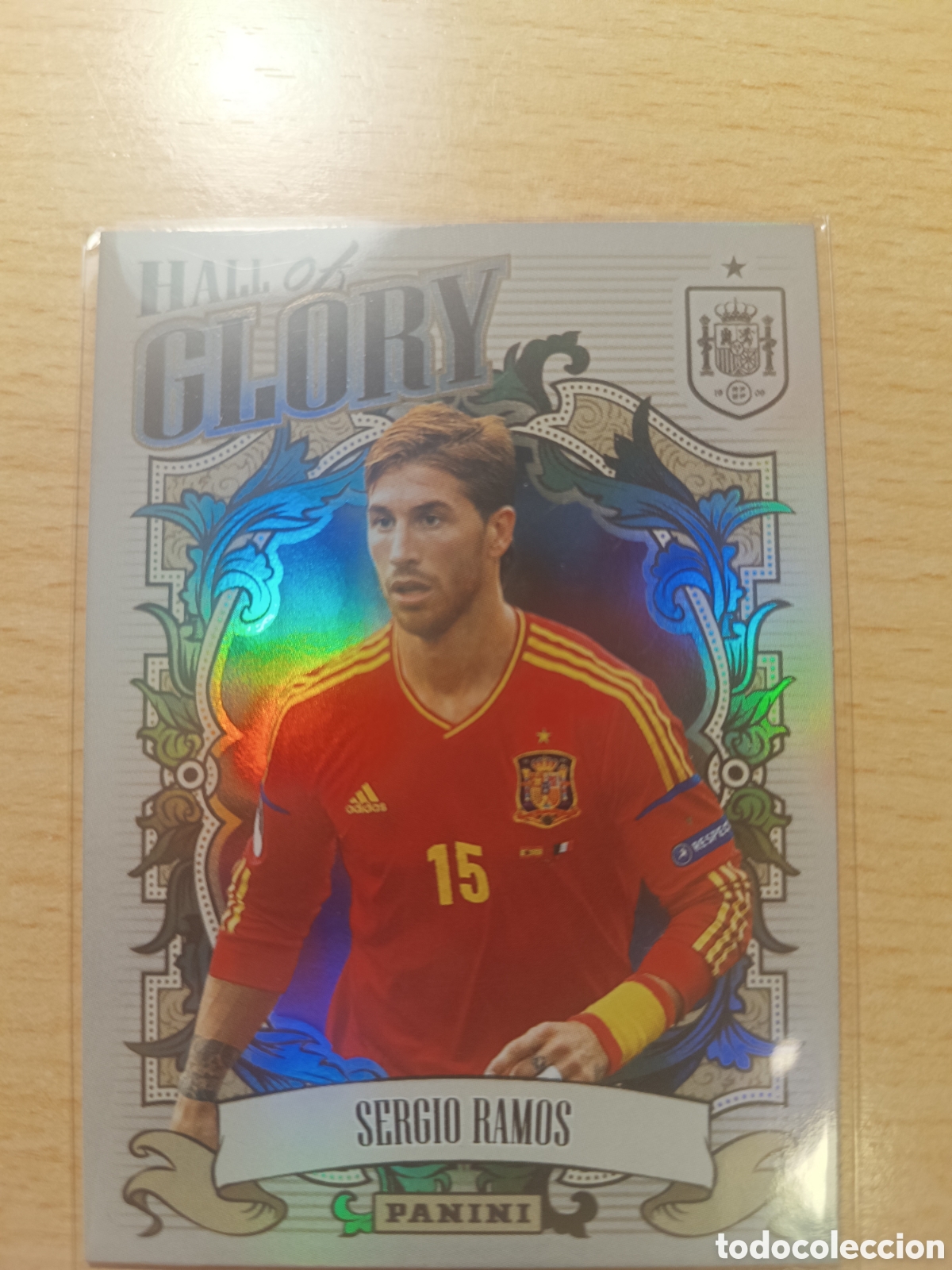 Cromos de F&uacute;tbol: HG19 SERGIO RAMOS HALL OF GLORY ESPA&Ntilde;A TRIBUTO 2010 PANINI 2026