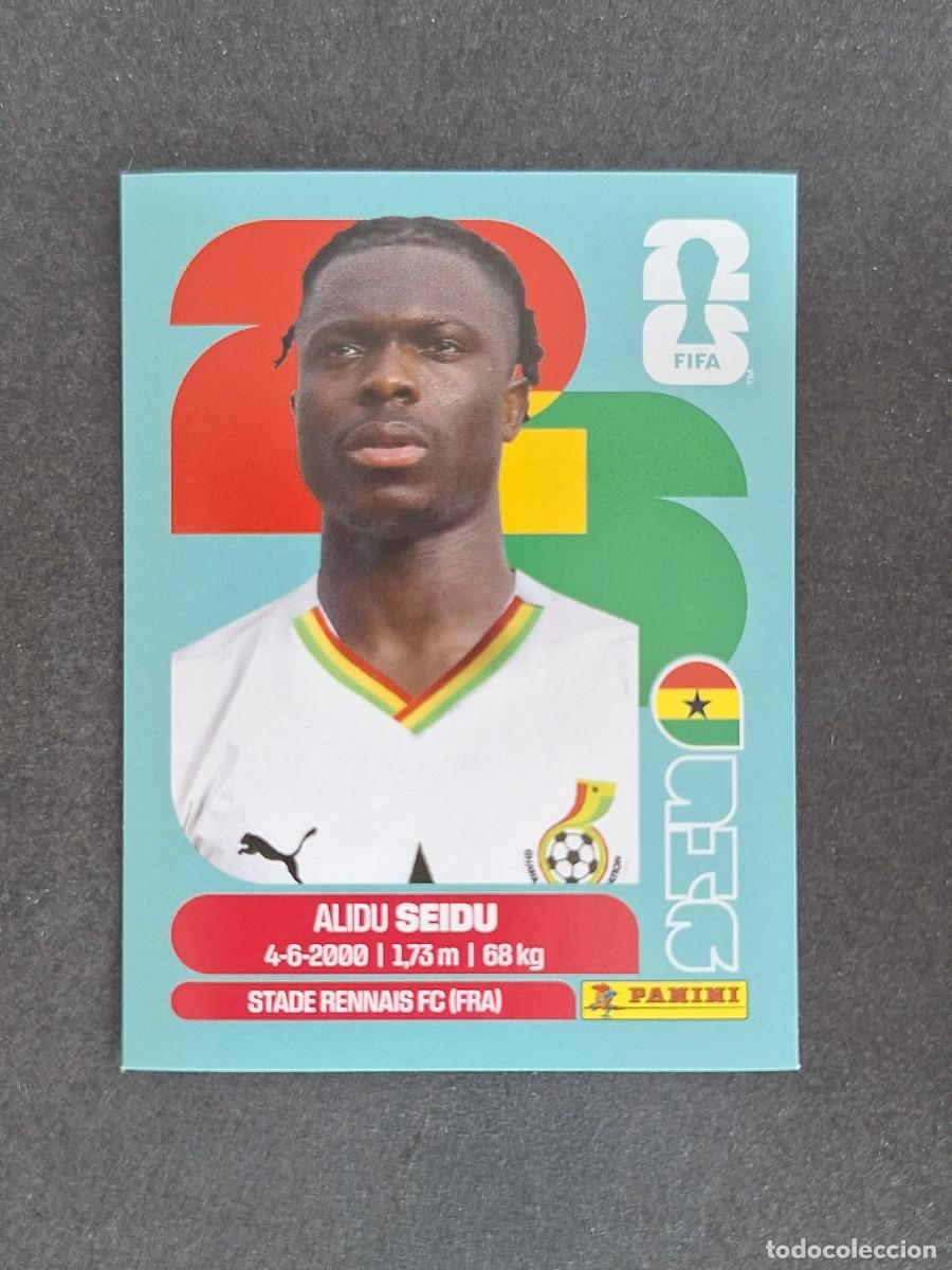 Cromos de F&uacute;tbol: L2 SEIDU SELECCION GHANA 5 PANINI MUNDIAL FIFA WORLD CUP 2026 PANINI NUNCA PEGADO