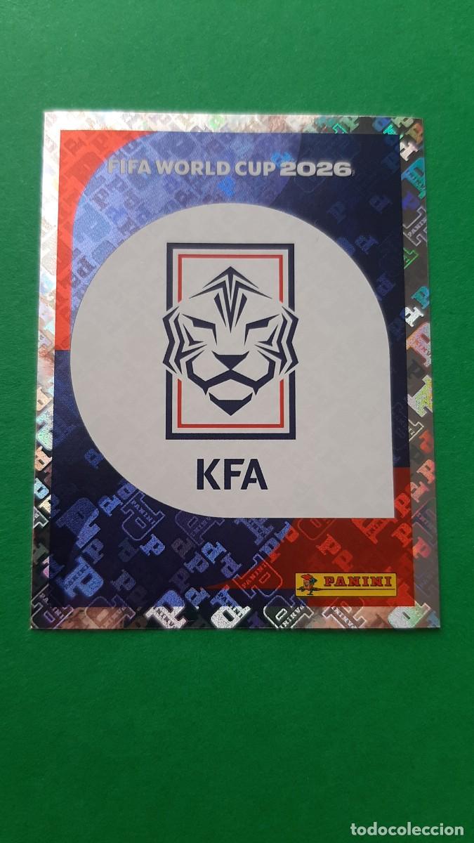 Cromos de F&uacute;tbol: (KOR 1 KOR1) ESCUDO KOREA PANINI MUNDIAL 2026 FIFA