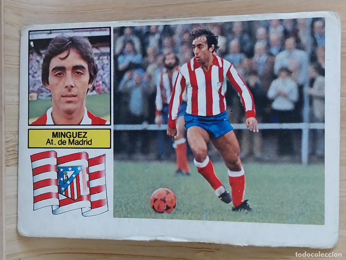 Figurine di Calcio: MINGUEZ AT ATLETICO MADRID LIGA 1982 82 83 ED ESTE CROMO SIN PEGAR NUNCA ORIGINAL