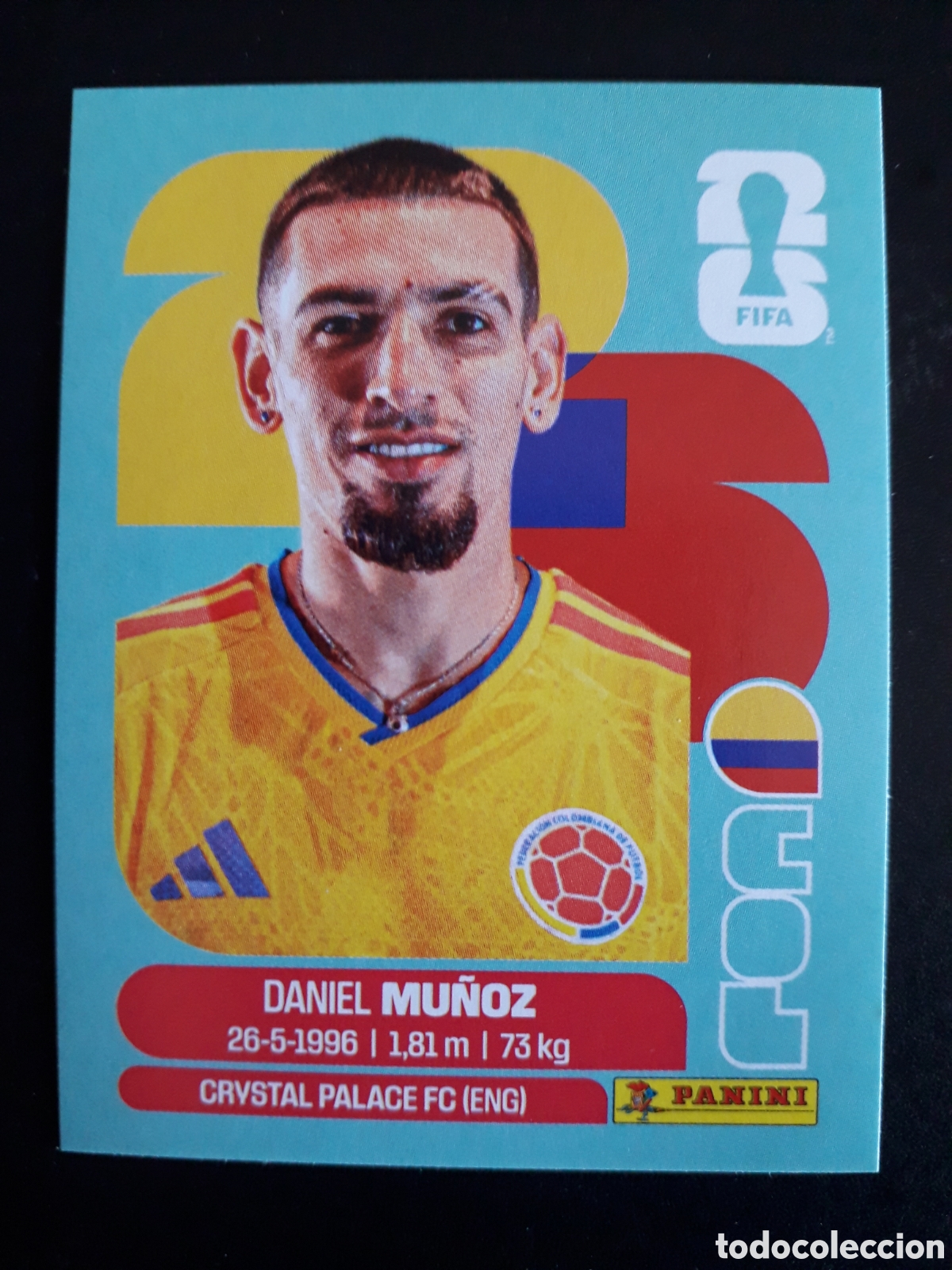 Figurine di Calcio: MU&Ntilde;OZ COLOMBIA COL 6 MUNDIAL F&Uacute;TBOL 2026 FIFA WORLD CUP PANINI SIN PEGAR PEDIDO M&Iacute;NIMO 3&euro;