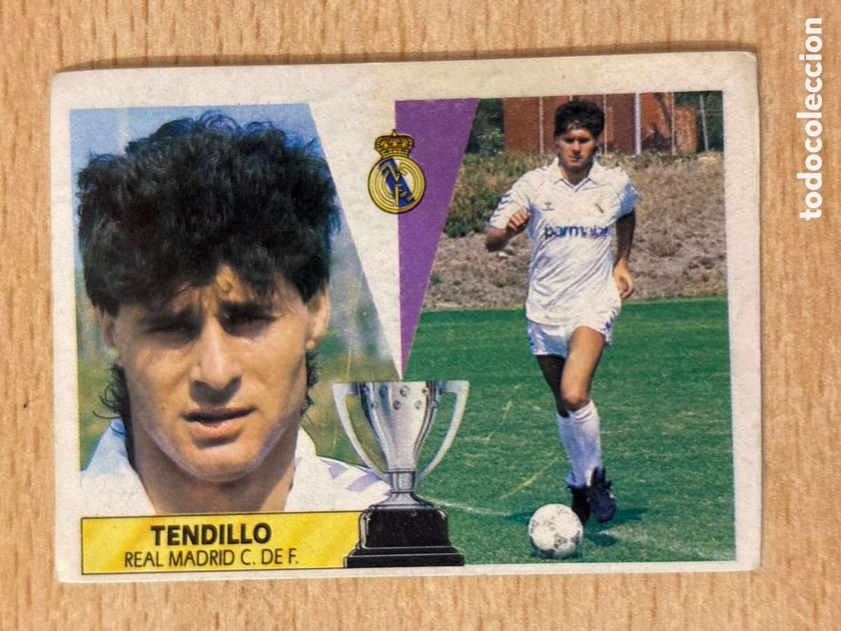 Figurine di Calcio: Tendillo Fichaje 5 Real Madrid Ediciones Este 87 88 sin pegar