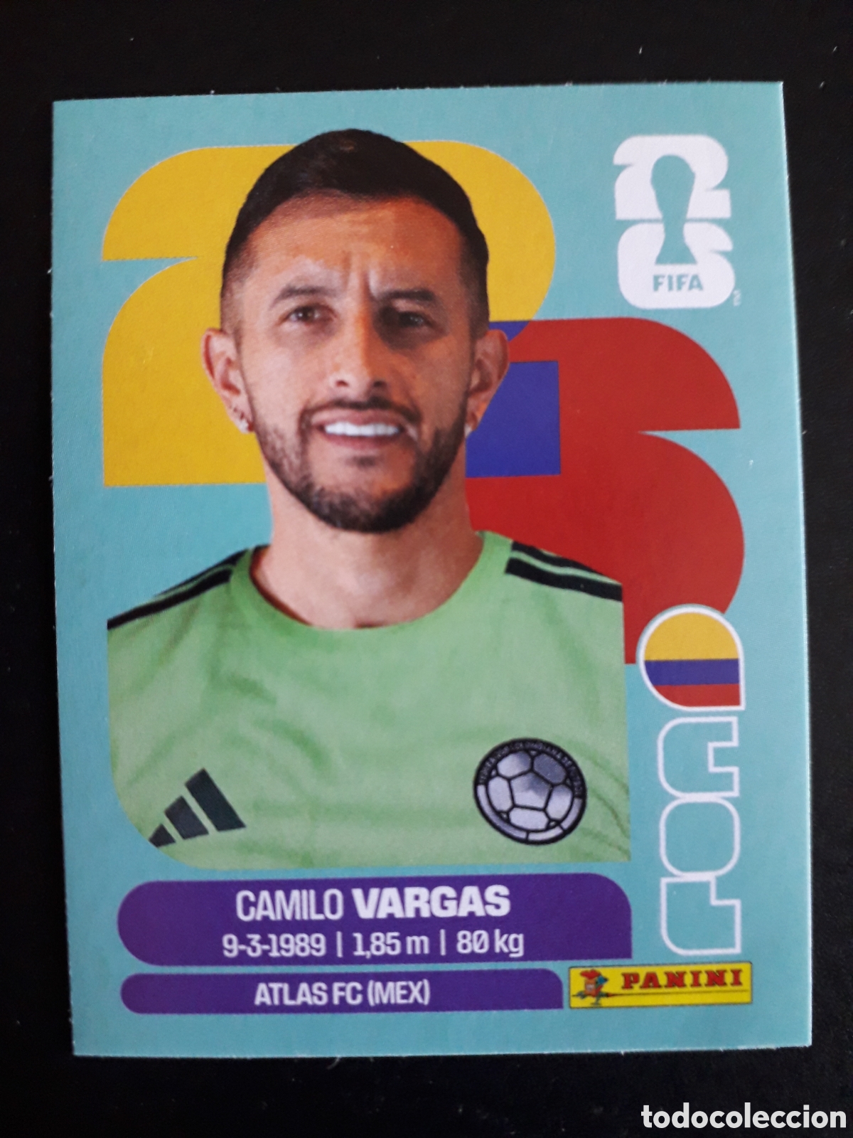 Football Stickers: VARGAS COLOMBIA COL 2 MUNDIAL F&Uacute;TBOL 2026 FIFA WORLD CUP PANINI SIN PEGAR PEDIDO M&Iacute;NIMO 3&euro;