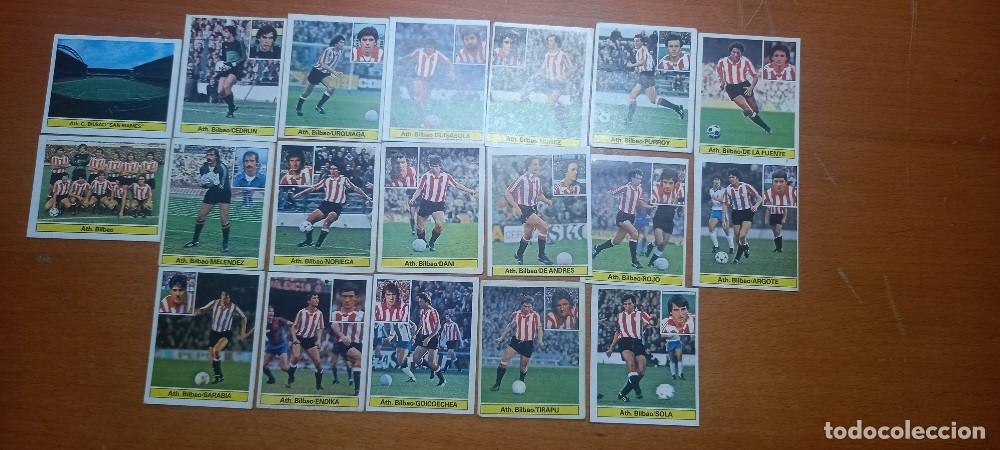 Football Stickers: lote este 81-82 athletic