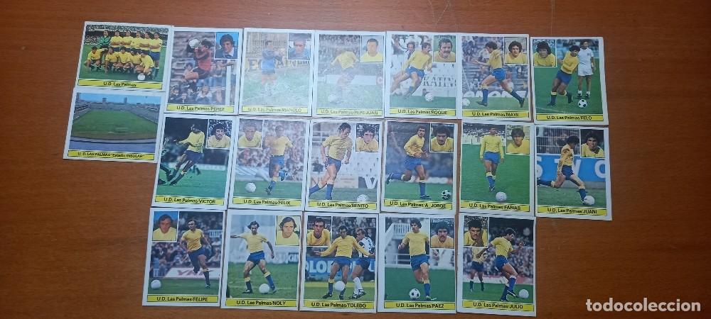 Football Stickers: lote este 81-82 las palmas