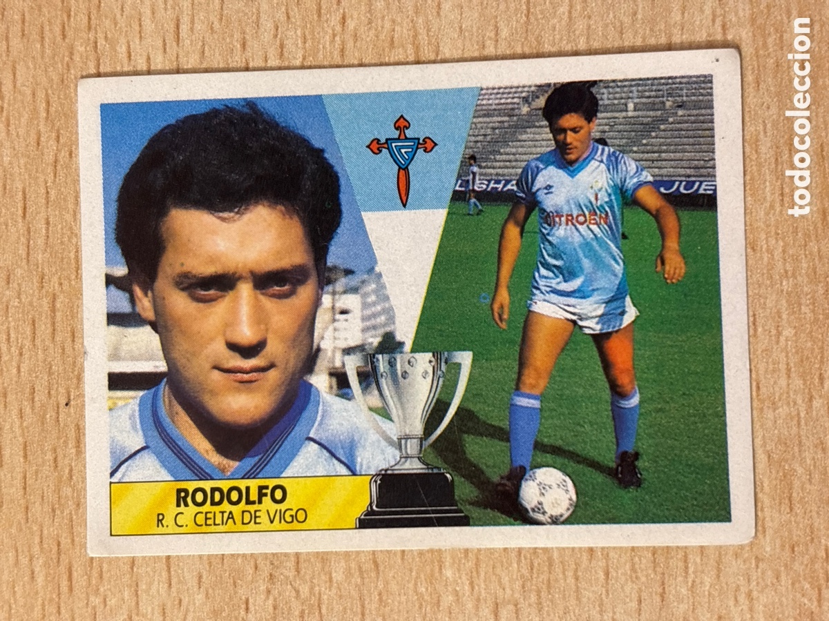 Football Stickers: Rodolfo Fichaje 18 RC Celta de Vigo Ediciones Este 87 88 sin pegar