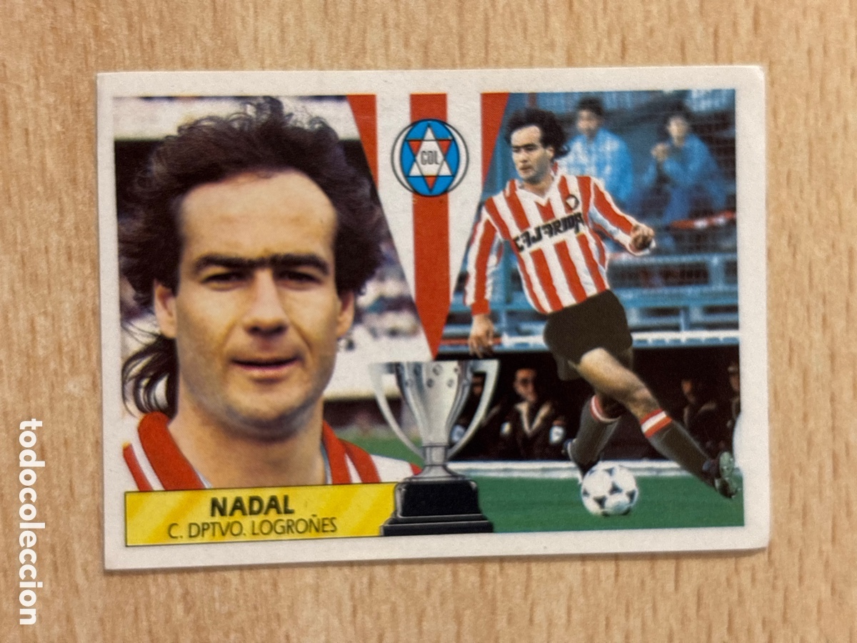 Cromos de Futebol: Nadal Fichaje 20 CD Logro&ntilde;&eacute;s Ediciones Este 87 88 sin pegar