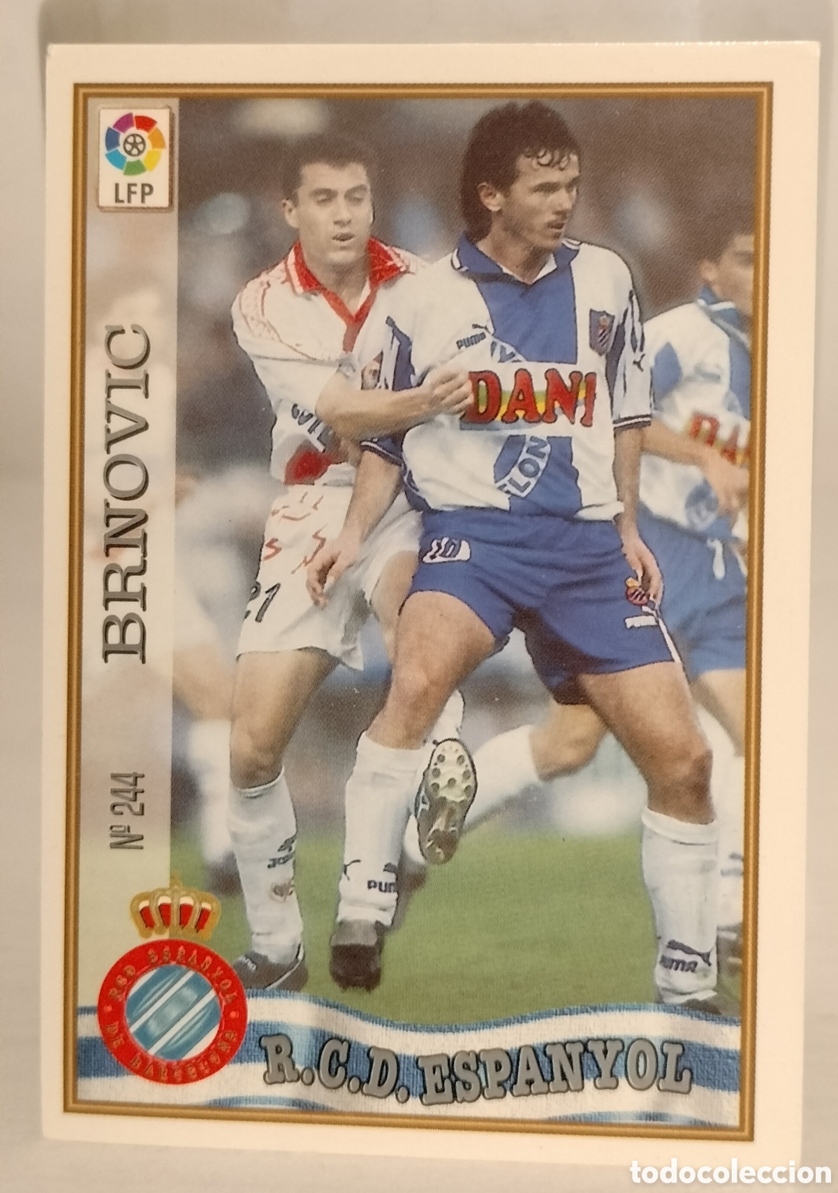 Cromos de F&uacute;tbol: Brnovic,R.C.D Espanyol 96-97