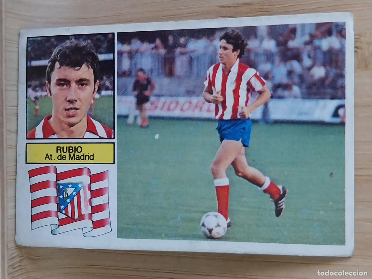 Cromos de Futebol: RUBIO AT ATLETICO MADRID LIGA 1982 82 83 ED ESTE CROMO SIN PEGAR NUNCA ORIGINAL