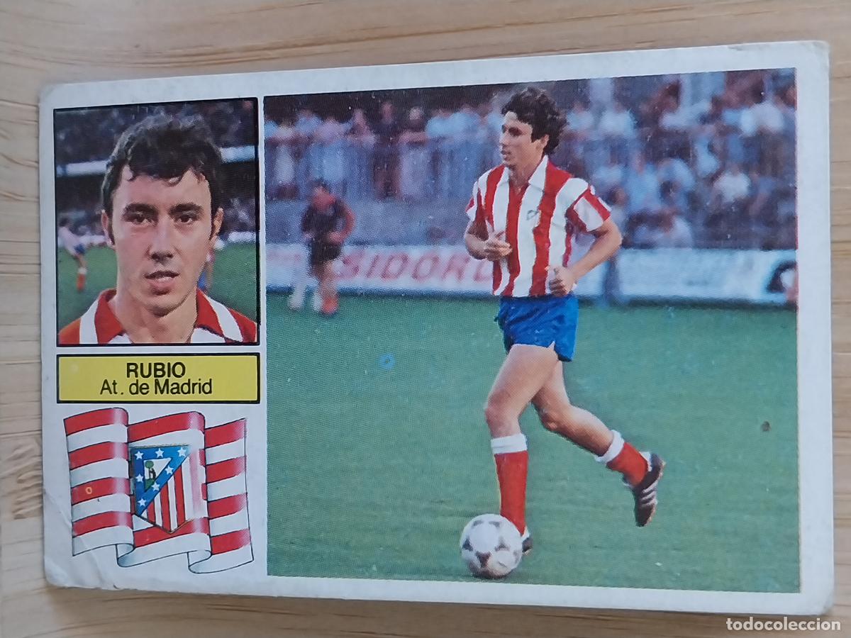 Cromos de Futebol: RUBIO * AT ATLETICO MADRID LIGA 1982 82 83 ED ESTE CROMO SIN PEGAR NUNCA ORIGINAL