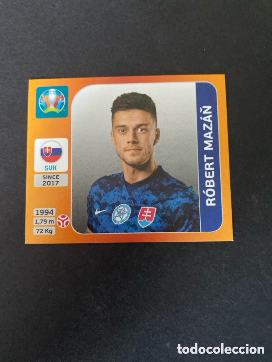 Football Stickers: Cromo Euro 2020 Eslovaquia N* 496