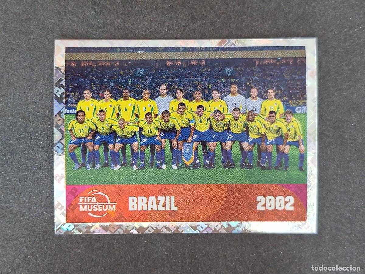 Cromos de F&uacute;tbol: L2 EQUIPO SELECCION BRASIL 2002 FWC 16 PANINI MUNDIAL FIFA WORLD CUP 2026 PANINI NUNCA PEGADO