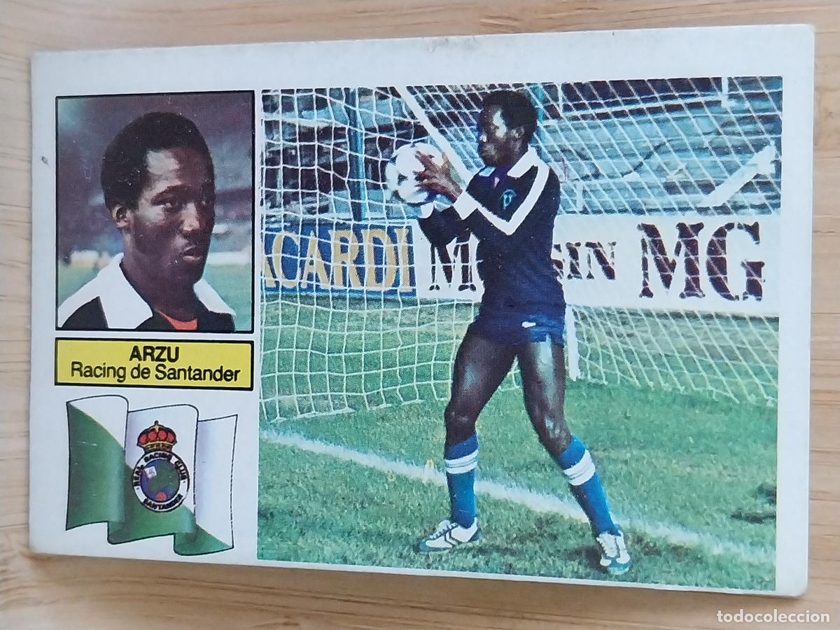 Cromos de F&uacute;tbol: ARZU COLOCA DE MONCALEAN SANTANDER LIGA 1982 82 83 ED ESTE CROMO SIN PEGAR NUNCA ORIGINAL