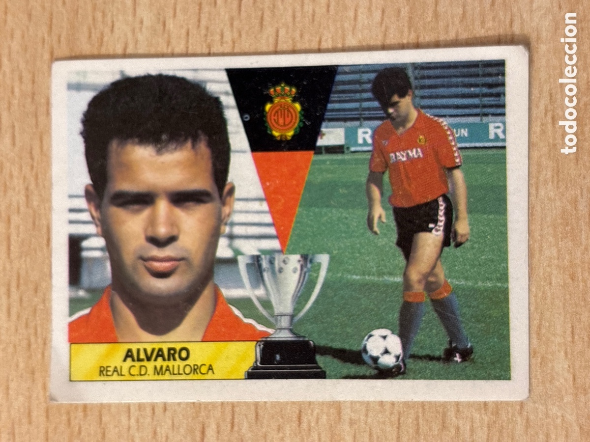 Cromos de F&uacute;tbol: Alvaro Fichaje 31 RCD Mallorca Ediciones Este 87 88 sin pegar