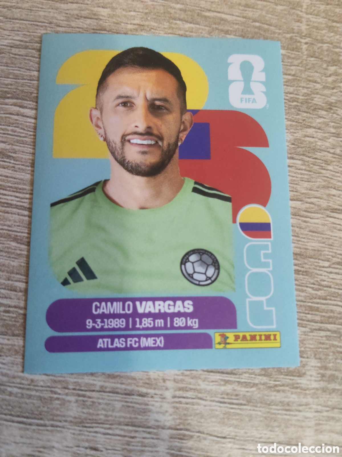 Cromos de F&uacute;tbol: Panini mundial 2026 COL 2 Camilo Vargas Colombia