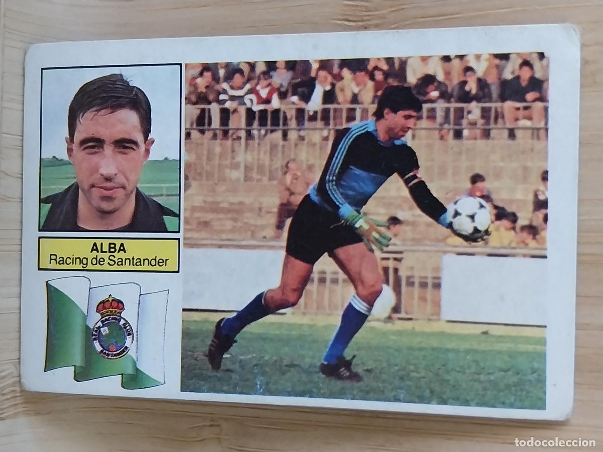 Cromos de F&uacute;tbol: ALBA SANTANDER LIGA 1982 82 83 ED ESTE CROMO SIN PEGAR NUNCA ORIGINAL