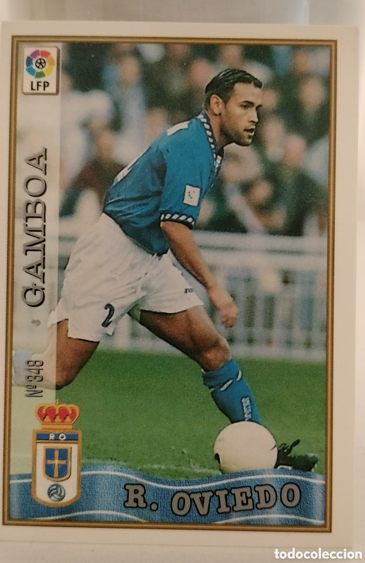 Fu&szlig;ball-Sticker: Gamboa, Real Oviedo 96-97