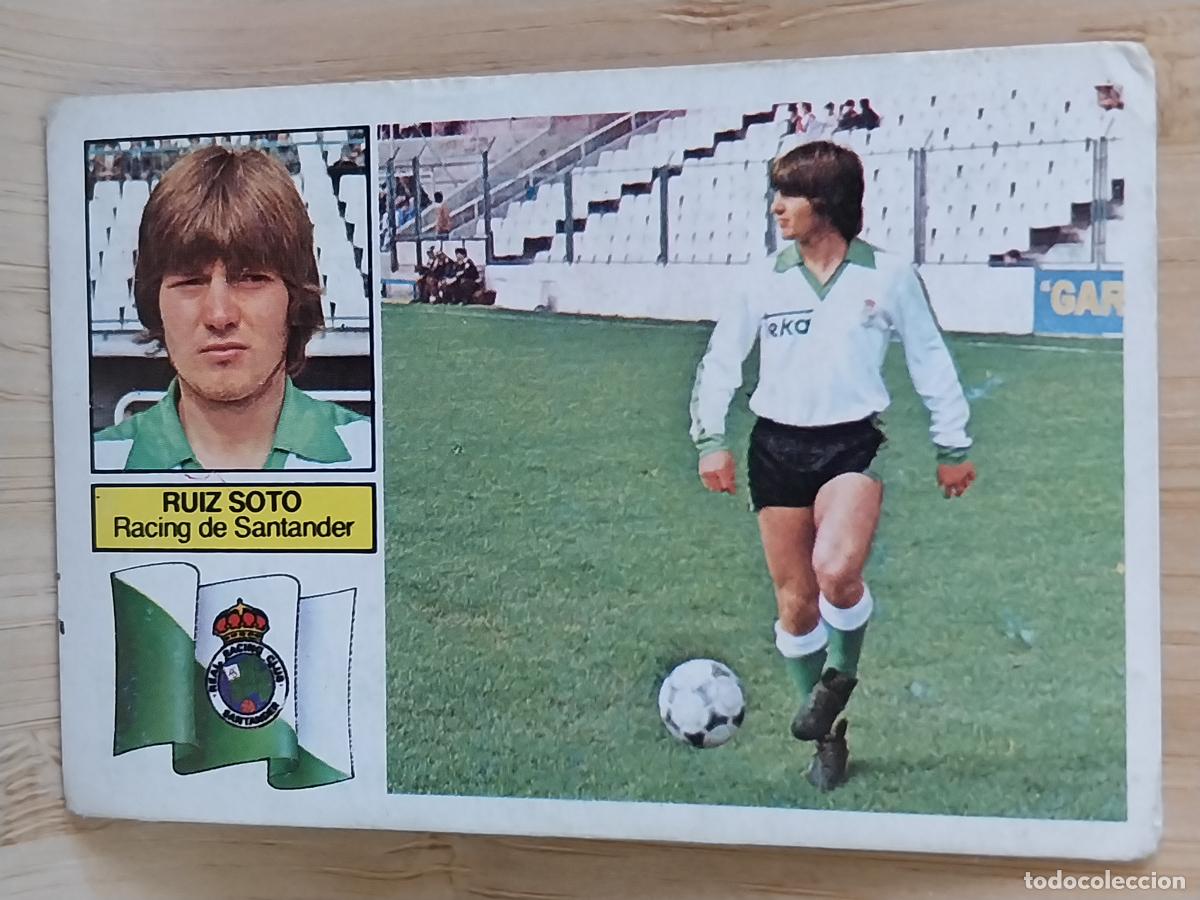 Fu&szlig;ball-Sticker: RUIZ SOTO SANTANDER LIGA 1982 82 83 ED ESTE CROMO SIN PEGAR NUNCA ORIGINAL