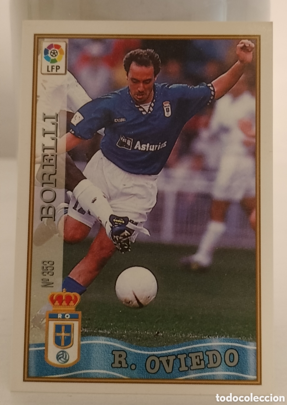 Fu&szlig;ball-Sticker: Borelli, Real Oviedo 96-97